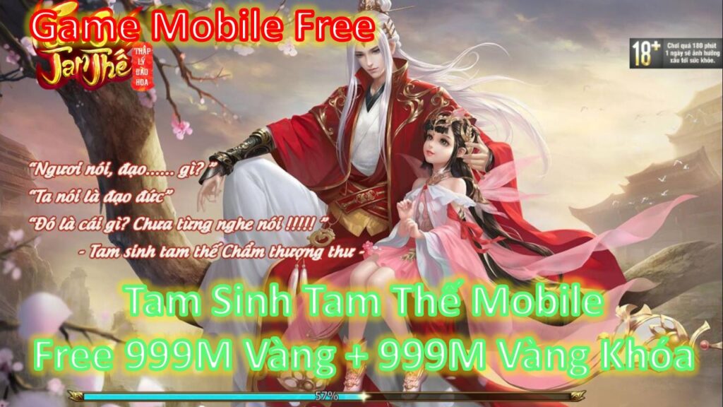 Game Lậu Mobile | Tam Sinh Tam Thế Free 999,999,999 Vàng + 999,999,999 Vàng Khóa + Vô Số Quà Vip